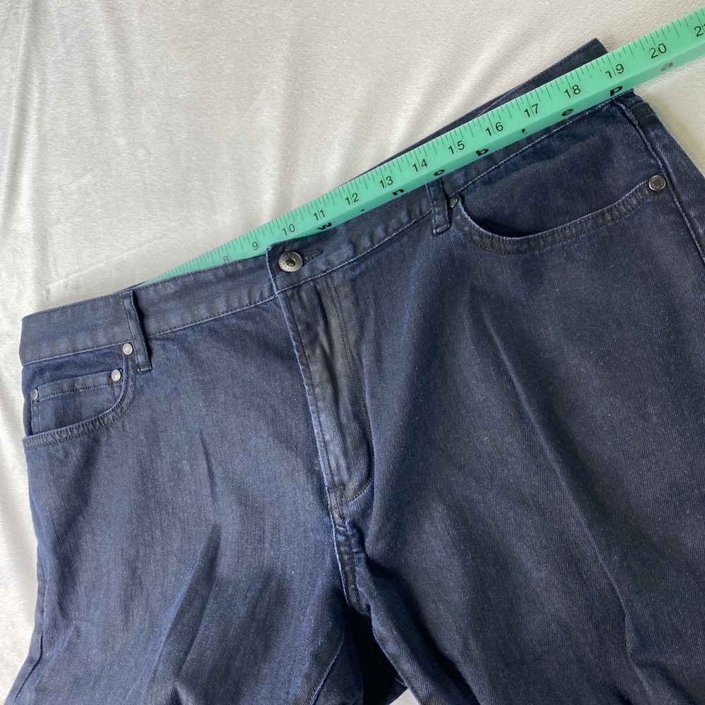 John Varvatos JV702 Slim Jeans Dark Blue Men's 38x31 Indigo Denim Stretchy Japan - Picture 11 of 16